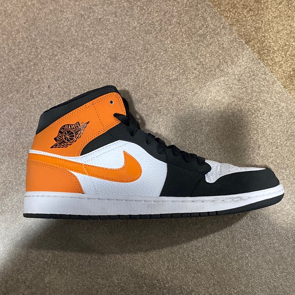 Jordan 1 Mid Shattered Backboard Mens Sneakers